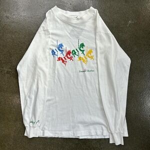 Vintage Hanes Beefy Carousel Seaport Studios Made In Usa Size Small Tee Shirt